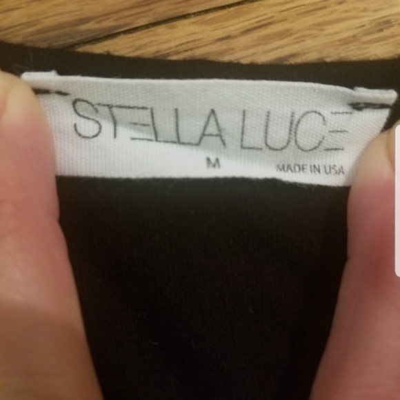 Sttela Luce Casual  asymmetrical black dress - Picture 3 of 10